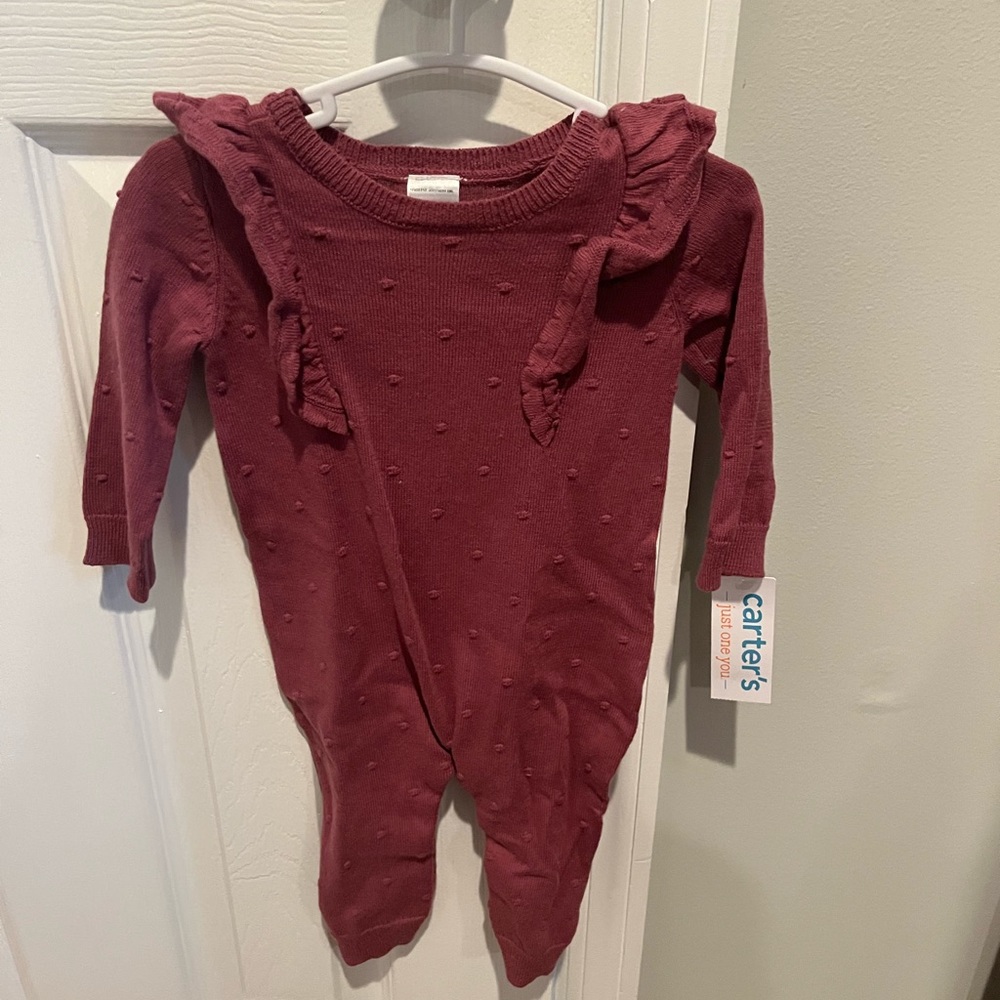 Carters 6 month textured one piece